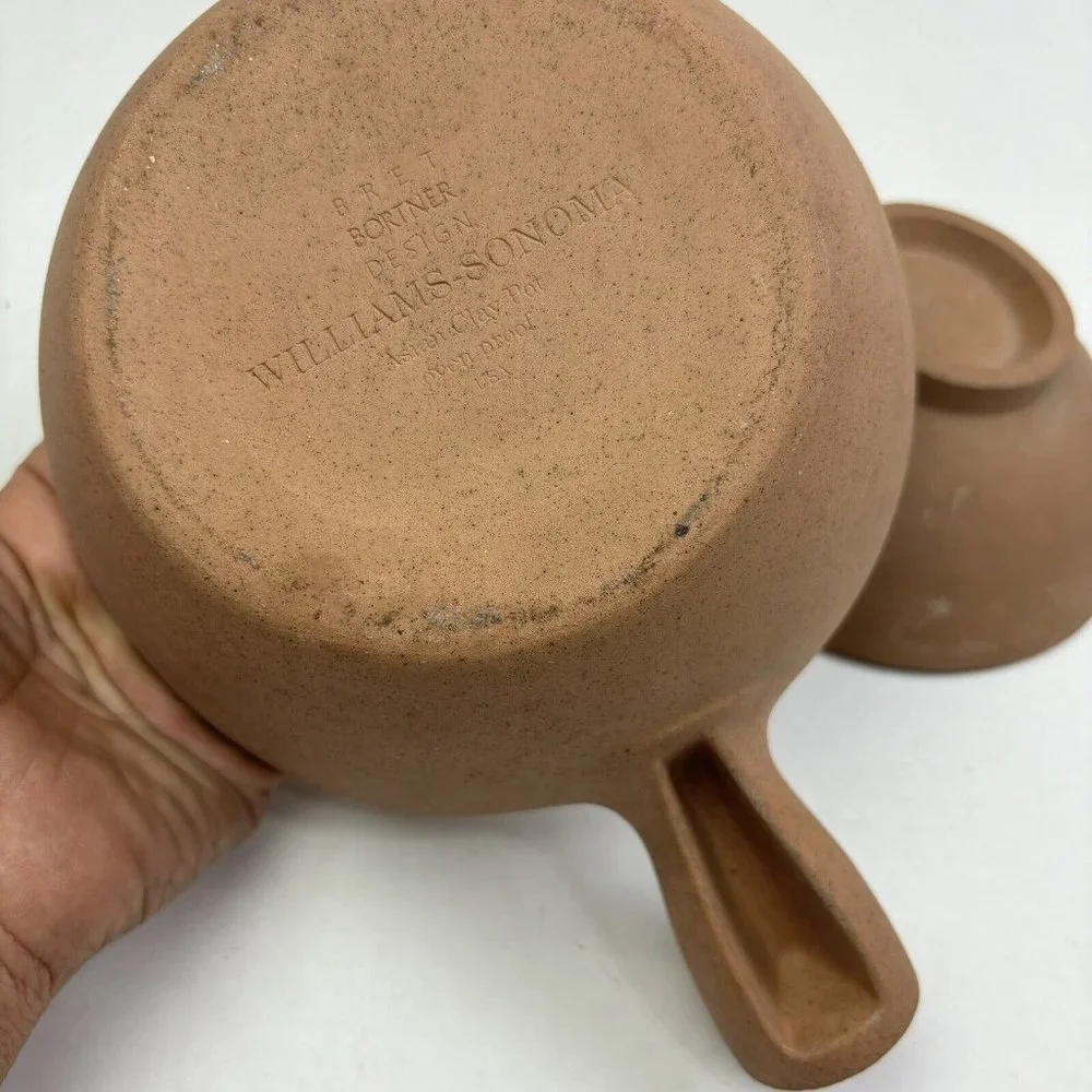 Bret Bortner Design For Williams Sonama Asian‎ Clay Pot NEW
